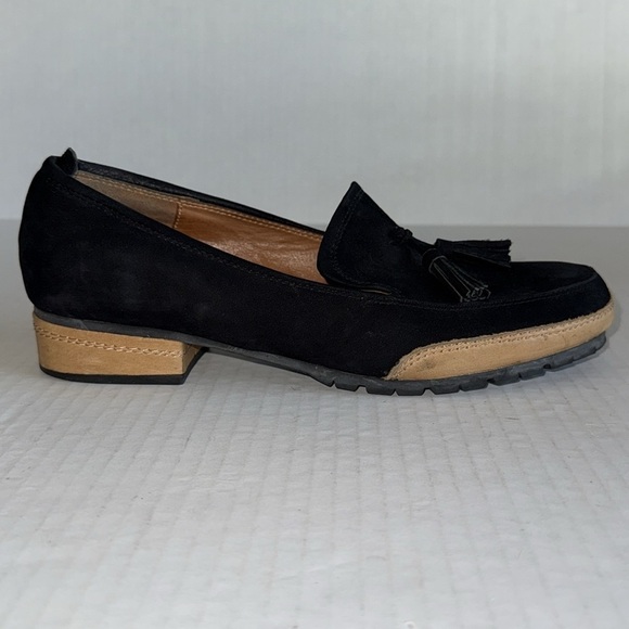 L’Amour Des Pieds Finiey Black Suede Tassel Loafers - Picture 8 of 14